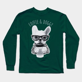 Coffee and Doggy Long Sleeve T-Shirt